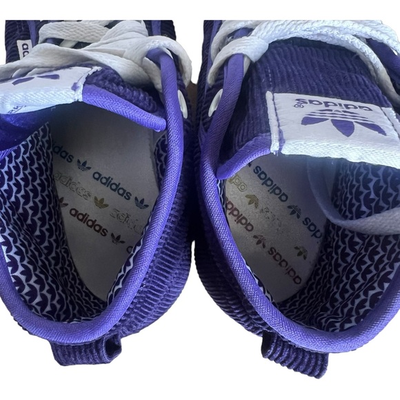 adidas originals Women’s Purple Honey Mid Velvet Shoes Rare Pair 🔥size 7.5 - Picture 9 of 10